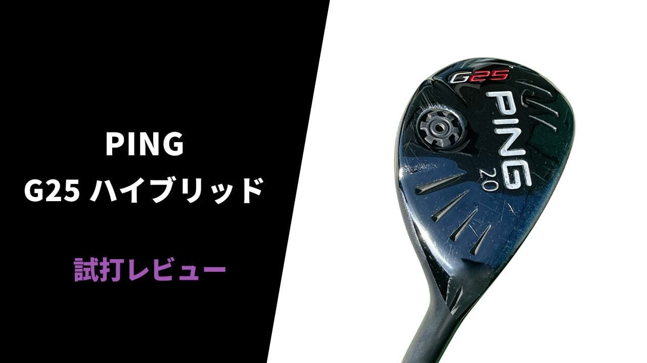 PING G25ハイブリッド試打レビュー