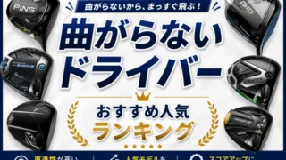 曲がらないドライバーおすすめ人気ランキング2026|MOI重視で選ぶ最新30機種を徹底比較