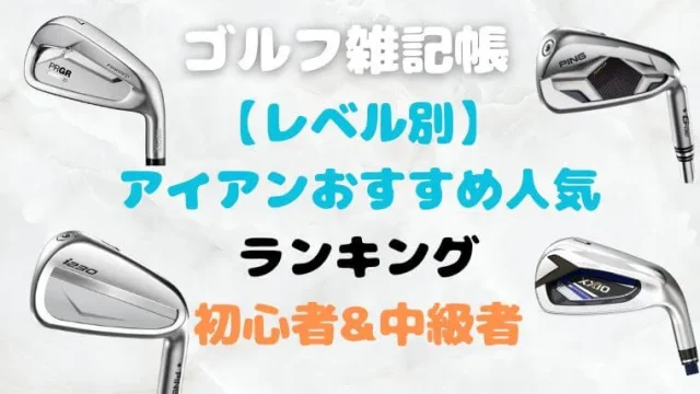 【レベル別】アイアンおすすめ人気ランキング｜中級者・初心者向けモデルを厳選