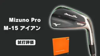 ミズノプロ M-15アイアン試打評価レビュー