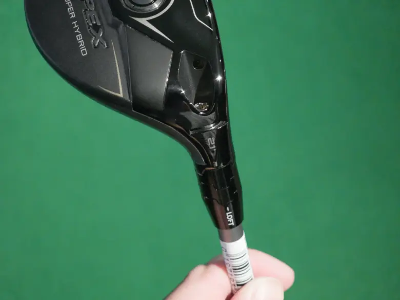 キャロウェイ APEX Ti SUPER HYBRIDのカチャカチャ