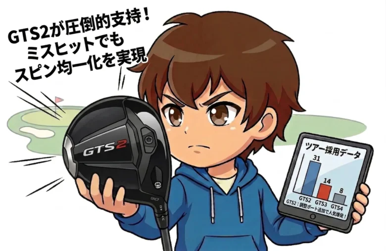 タイトリスト GTS ドライバー続報第4弾｜「そのままバッグに入れろ」｜選手が語るGTの不満とGTSで変わったこと