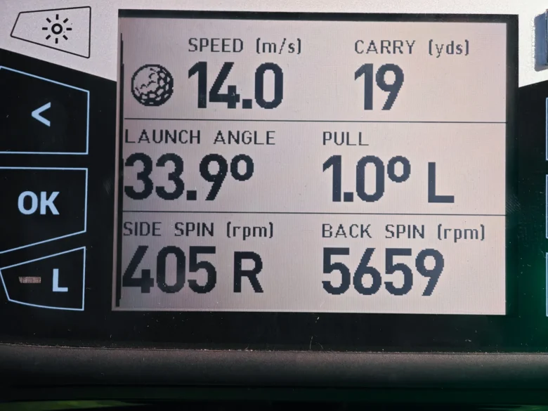 キャロウェイ X FORGEDウェッジ2026のGCQuad計測データ15