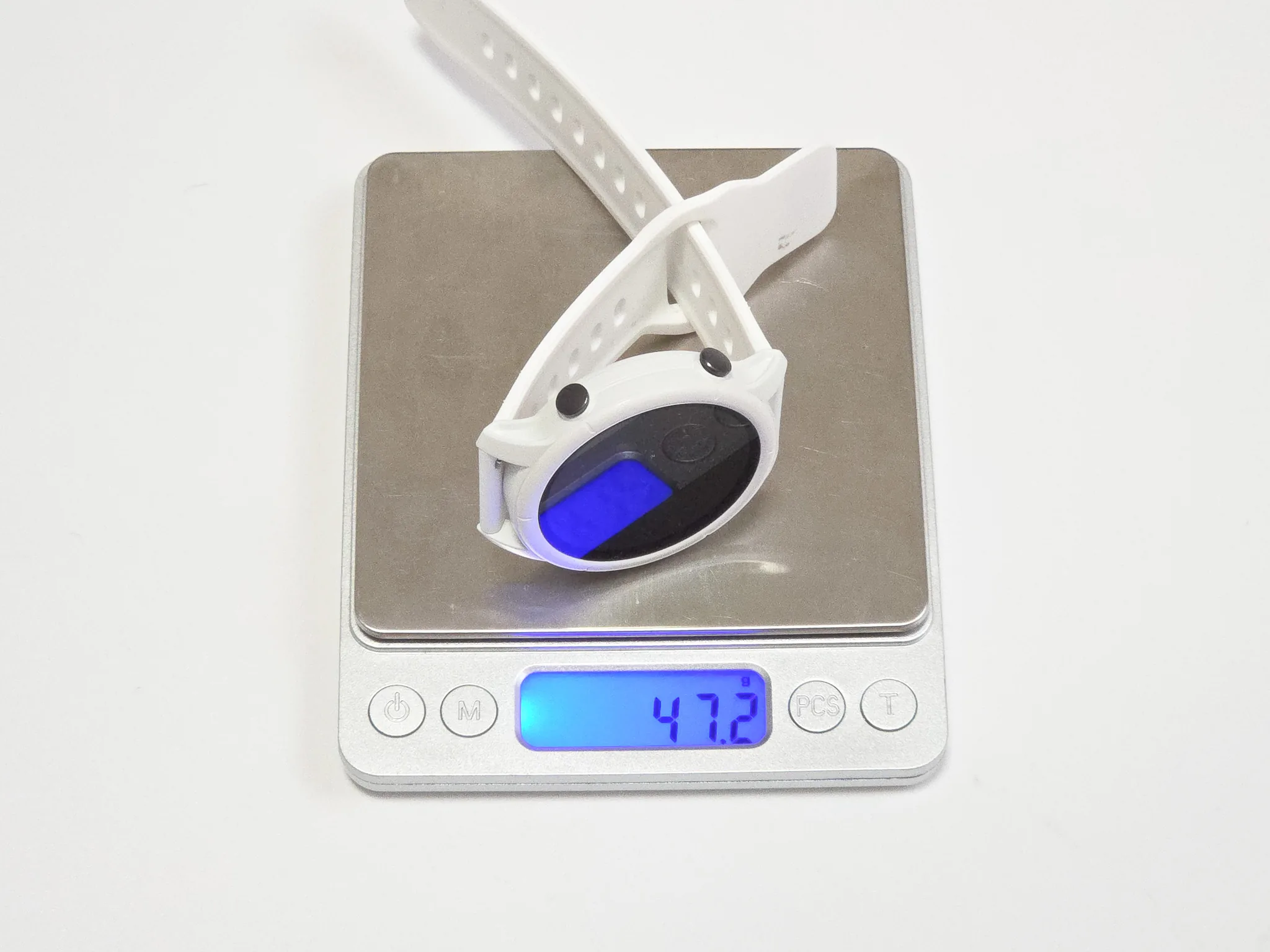 ショットナビ ベリックス V14 デジタルスケールでの重量実測47.2g