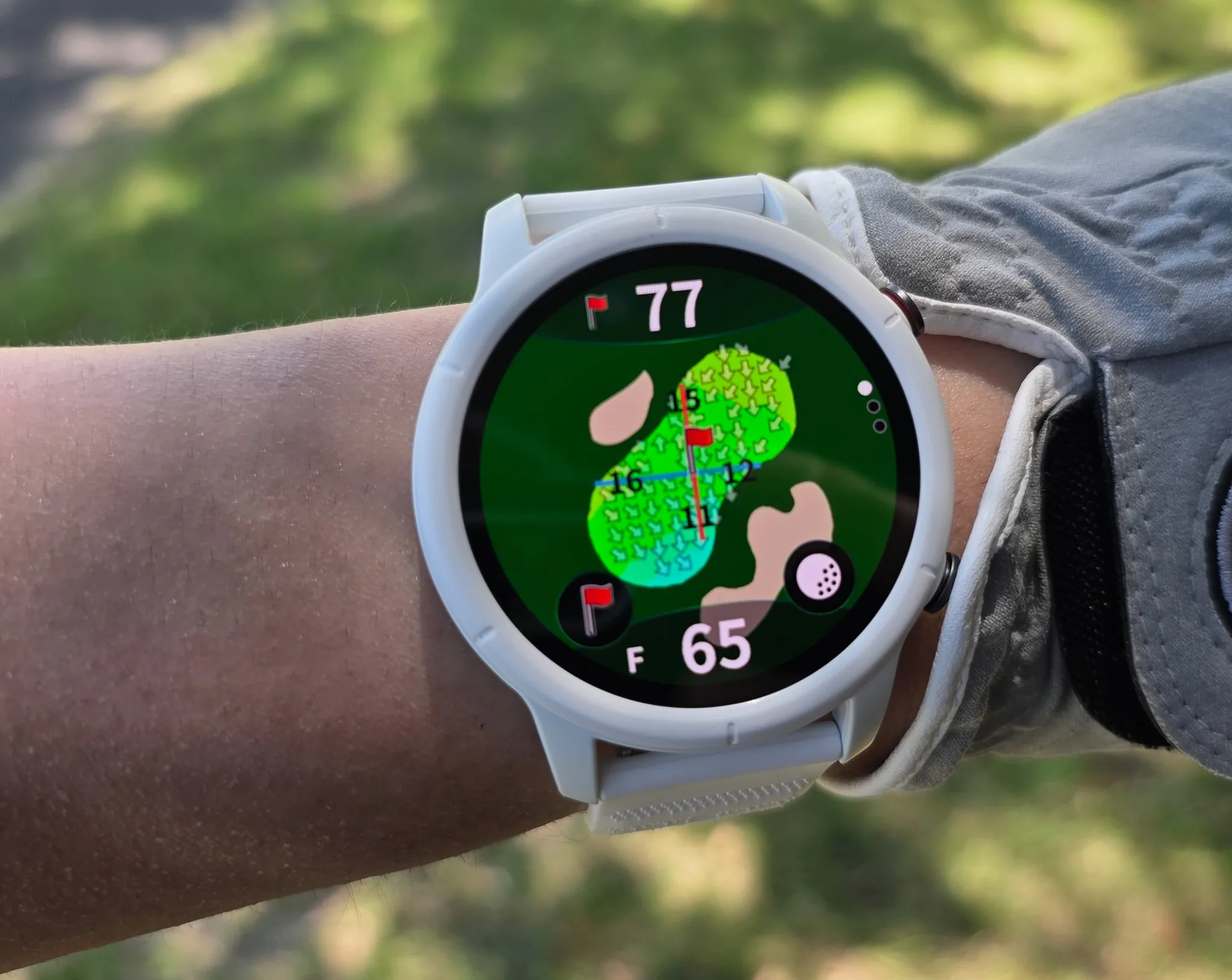 ショットナビ ベリックス V14 スロープディレクションの矢印表示