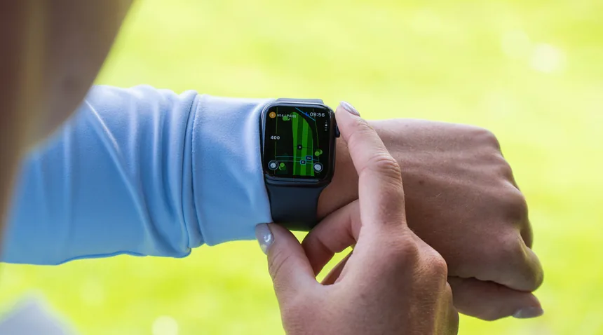 Shot Scope Apple Watchアプリのホールマップ表示