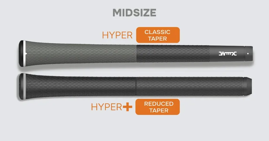 HyperとHyper+のテーパーの違い